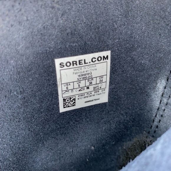 * SOREL Size 6 MEN Brown Outdoor Waterproof Boots without boot liner - Picture 4 of 9